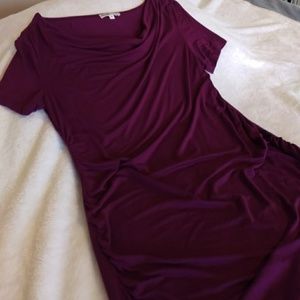Purple Maternity Dress